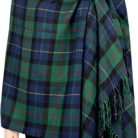 Other - Long & Wide Scottish Clan Tartan Plaid Cashmere Feel Shawl Wrap Winter Warm Scar